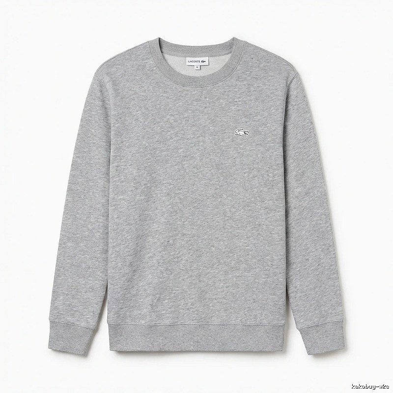 Lacoste basic simple grey sweatshirt