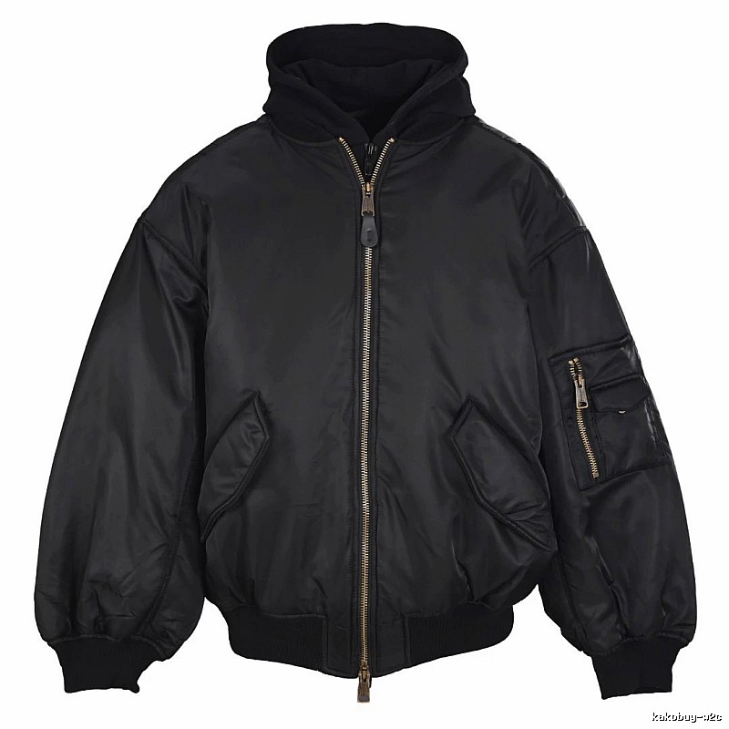 Layering C.P. Flight Bomber Jacket with sleeve utility zip