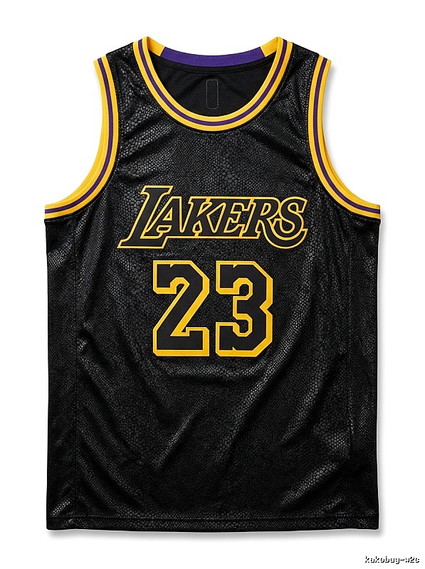 LBJ Lakers retro-style jersey
