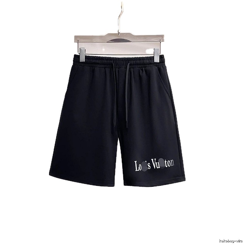 Louis Vuitton Casual Black Lettered Shorts