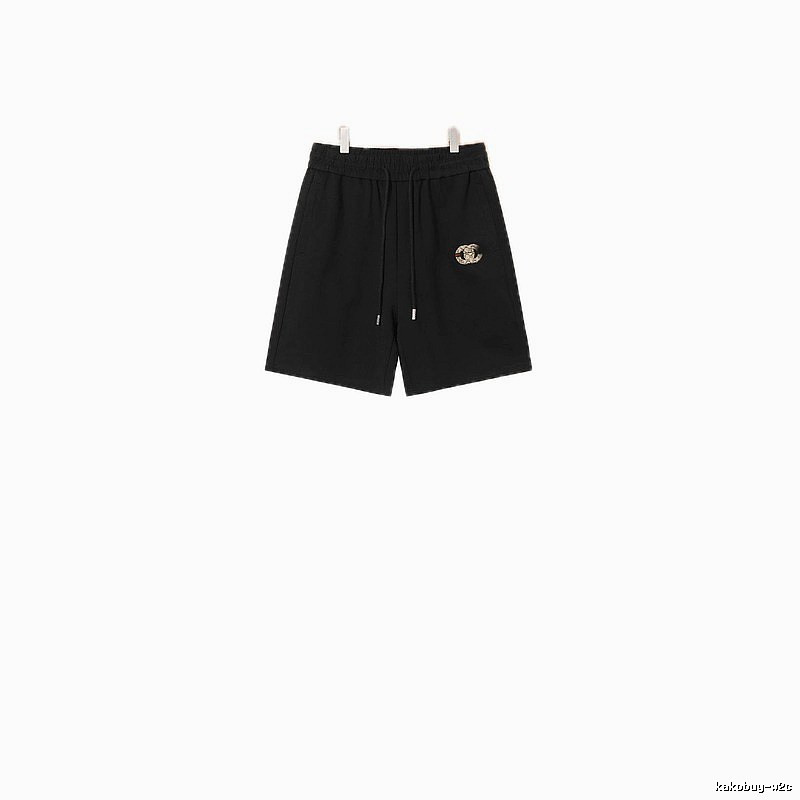 LV casual style black shorts