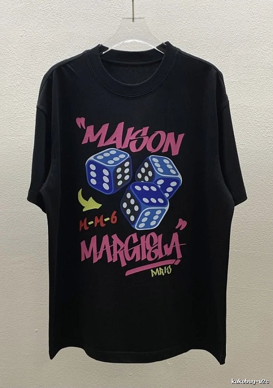 Maison Margiela MM6 Street Style Black Short Sleeve T-Shirt