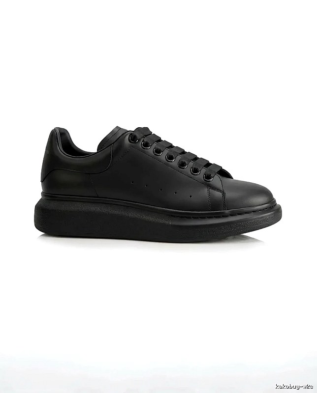 McQueen Thick-soled Casual Style Black Shoes