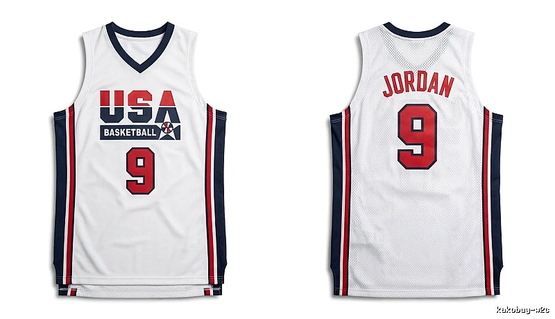 Michael Jordan retro-style white jersey