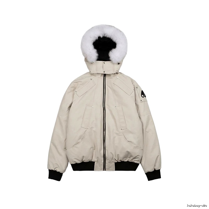 Michael Kors parka down jacket in off-white