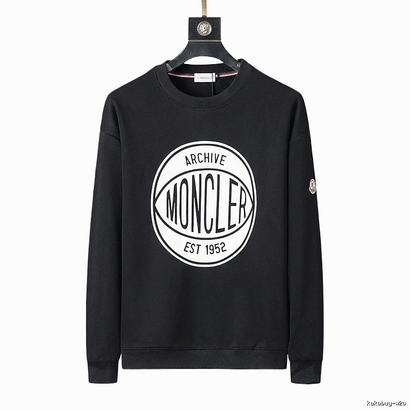 Moncler Archive Retro Style Black Sweatshirt
