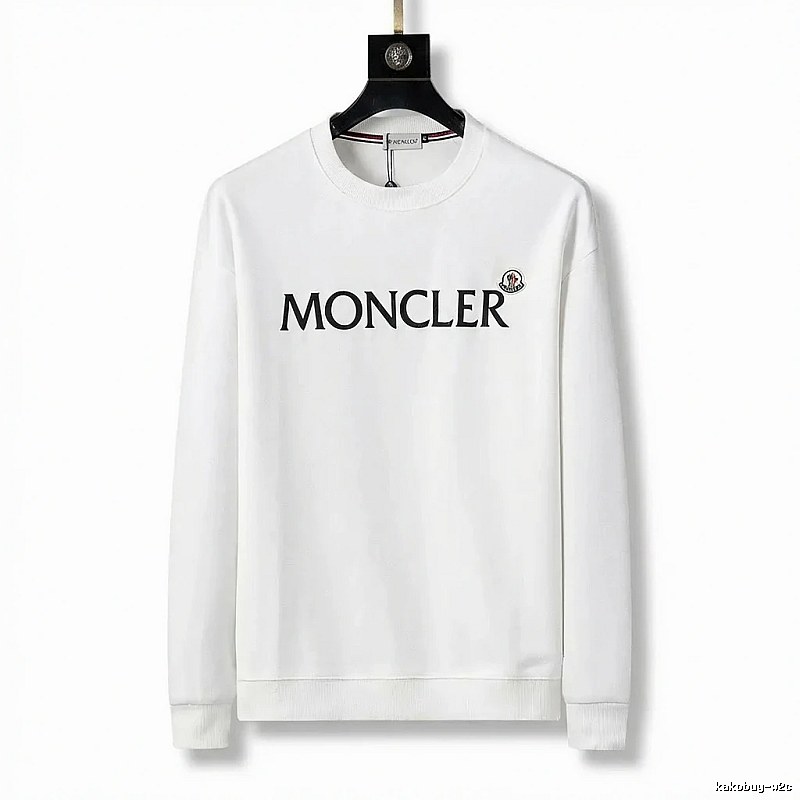 Moncler classic simple style white sweatshirt
