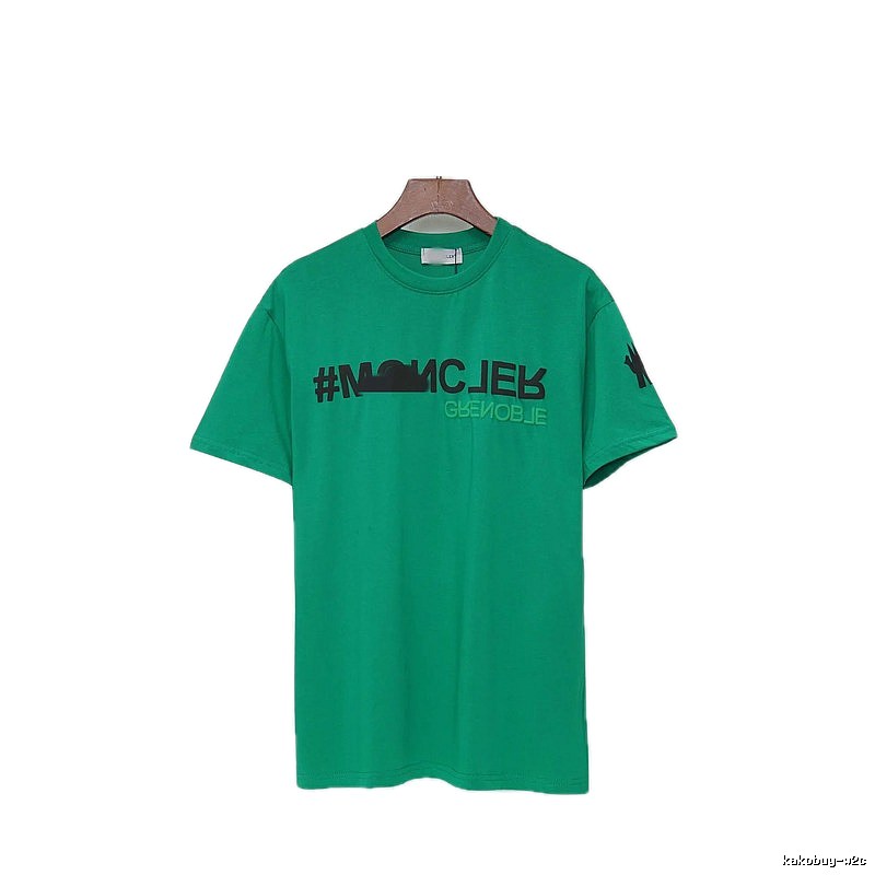 Moncler Grenoble Trendy Green Short-sleeve T-shirt