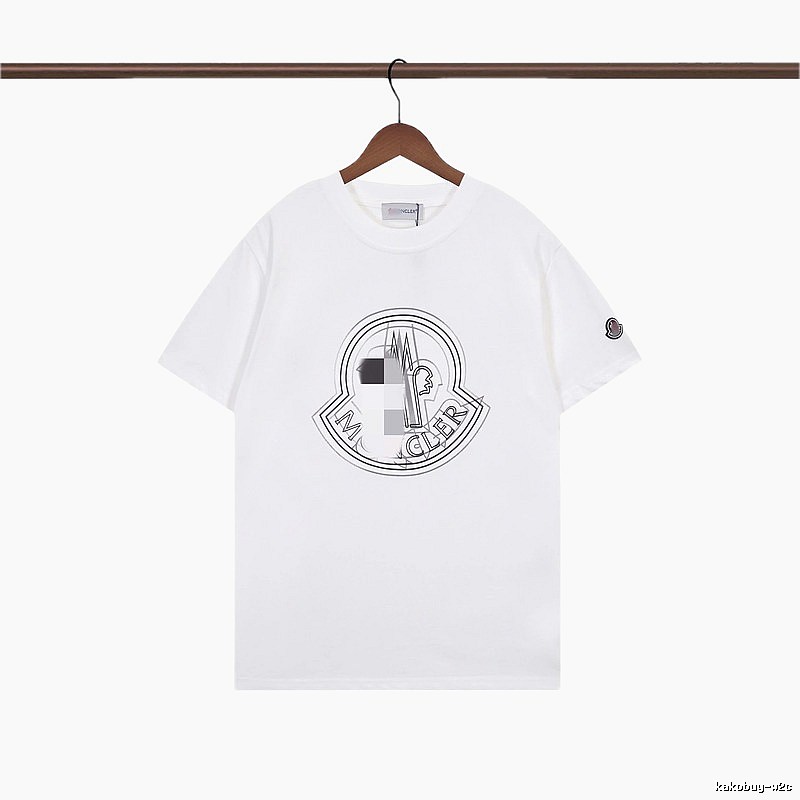 Moncler Logo Collection Trendy Style White T-Shirt