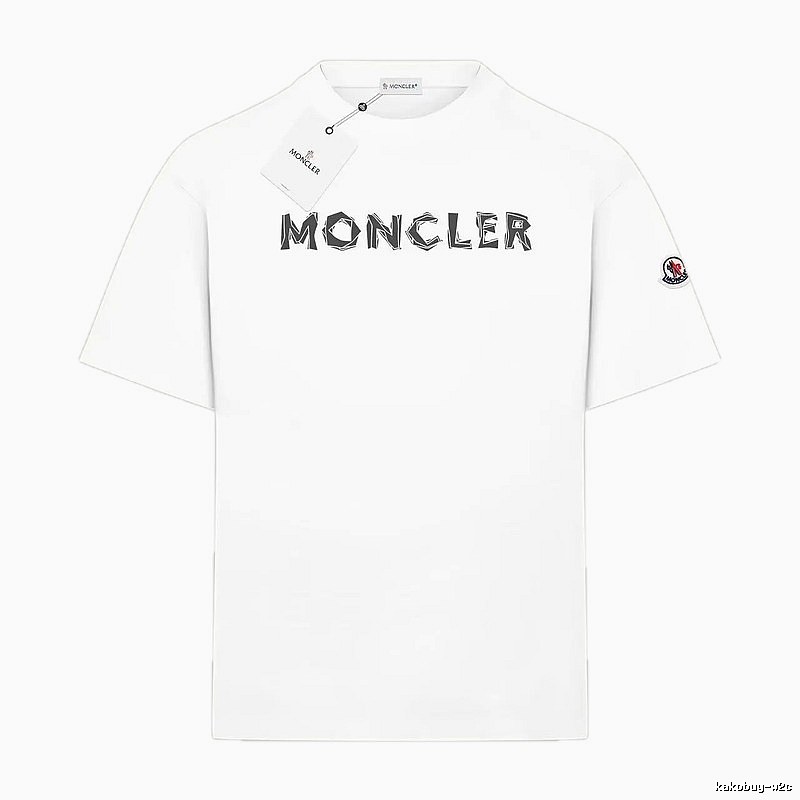 Moncler Simple and Fashionable White T-shirt