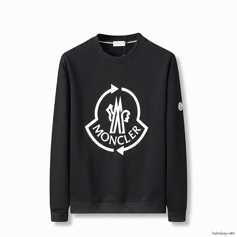 Moncler's classic trendy black sweatshirt