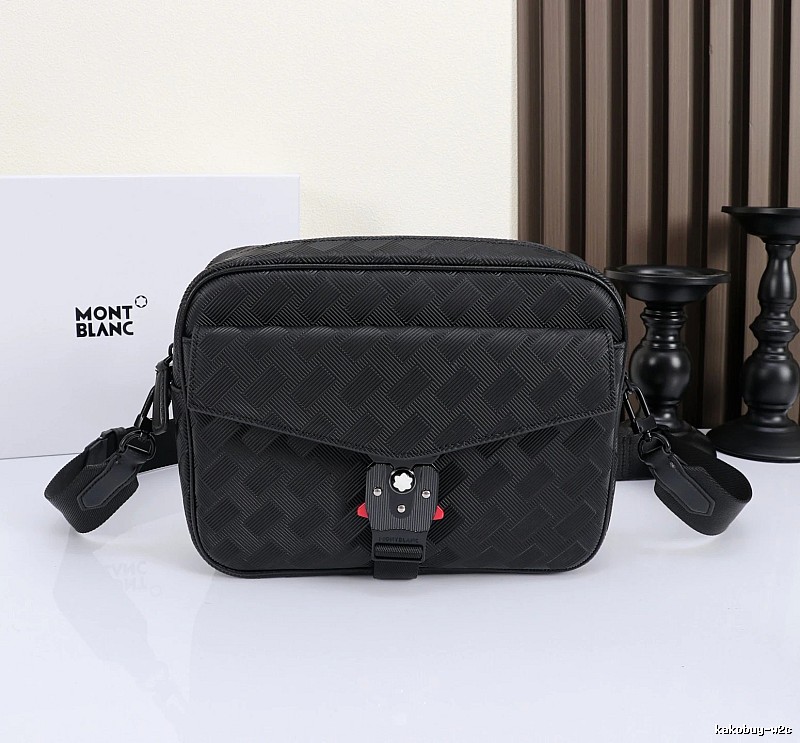 Montblanc Crossbody bag Black Monogram Flap Shoulder