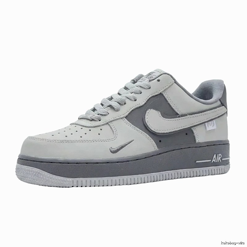 Nike Air Force 1 Grey Tone Trendy Shoes