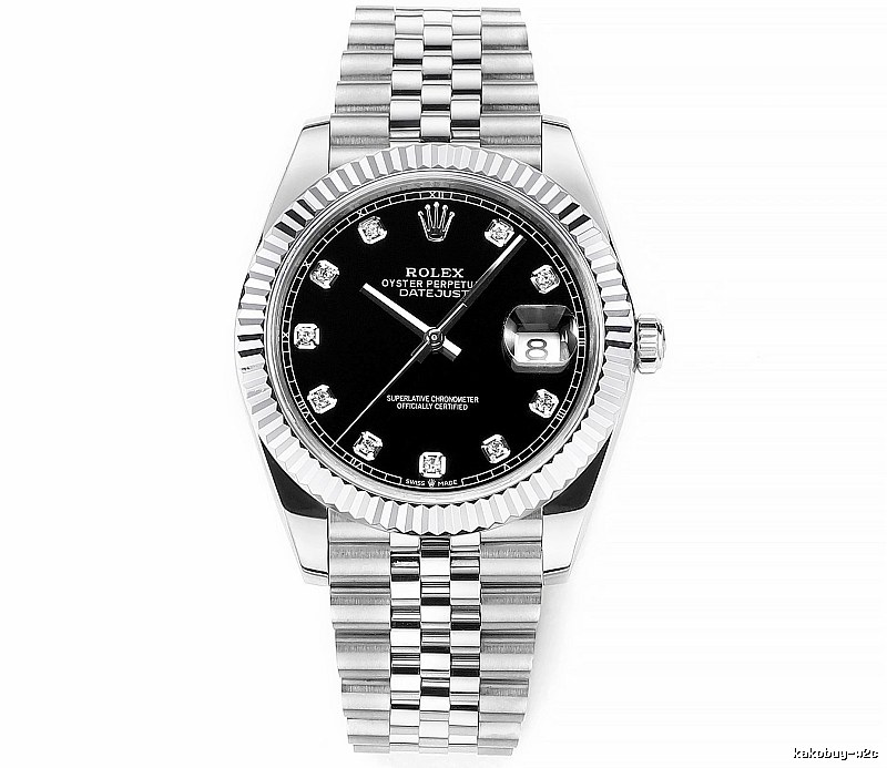 Occasion Rolex Datejust Automatic Watch - Silver And Black
