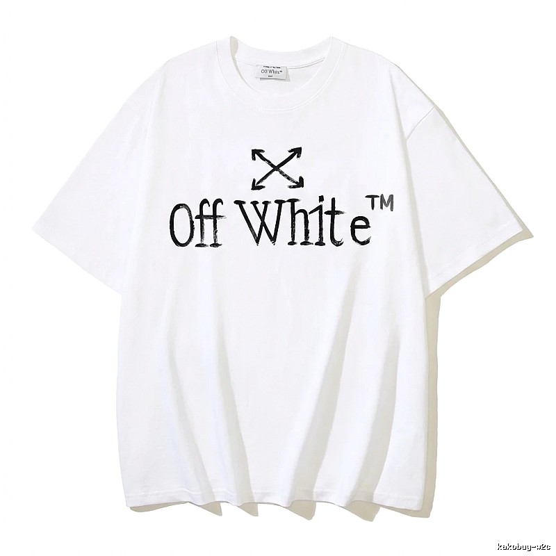 Off-White simple style white T-shirt