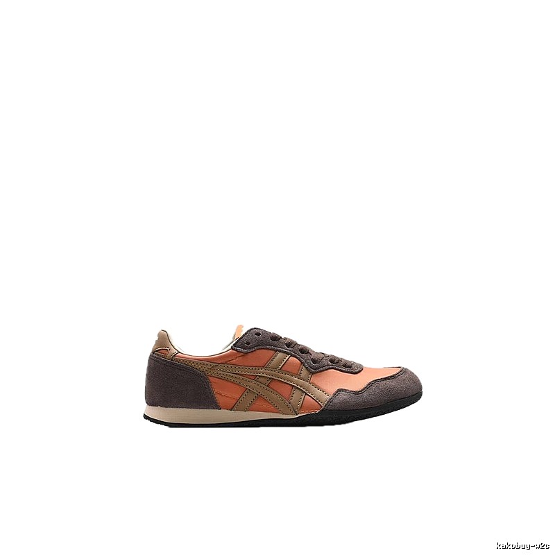 Onitsuka Tiger retro-style orange-brown shoes