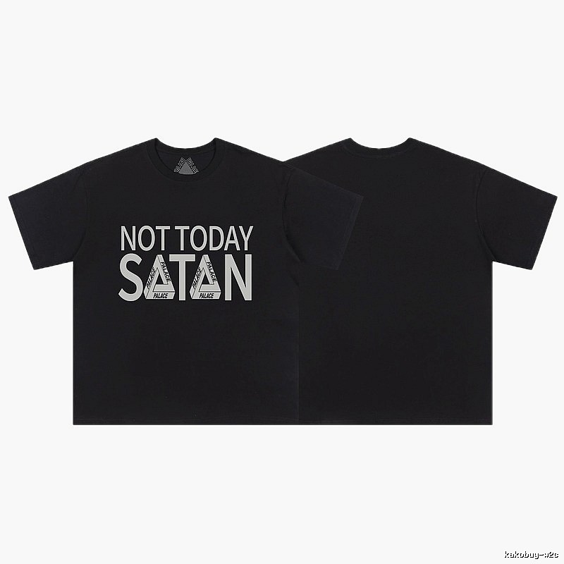 Palace Triangle Print Street Style Black T-Shirt
