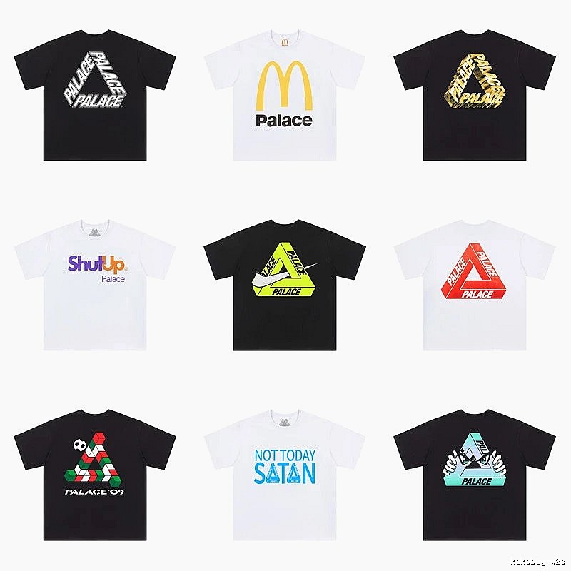 Palace Triangle Series Street Style Multicolor T-shirt