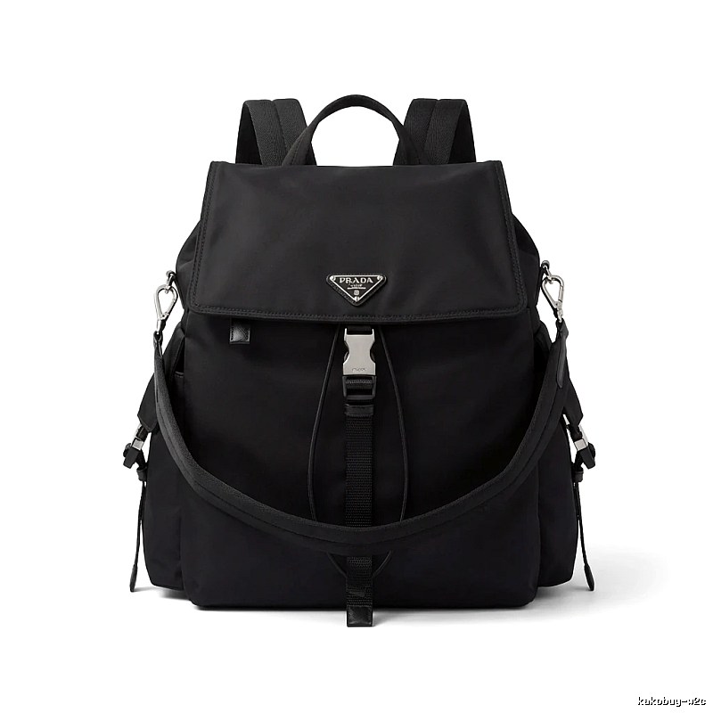 Prada classic black backpack