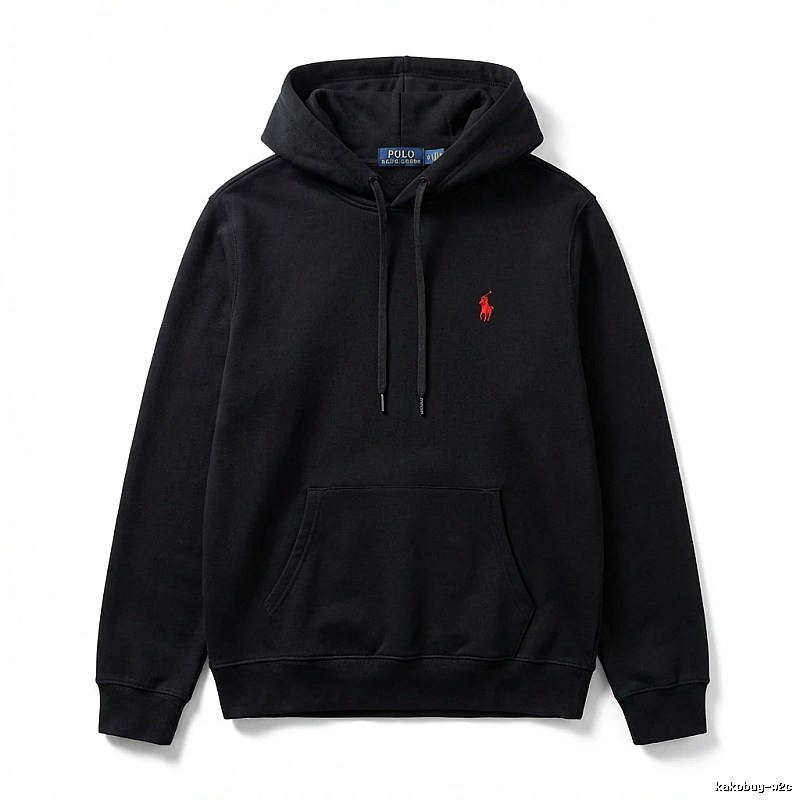 Ralph Lauren Polo hooded black sweatshirt