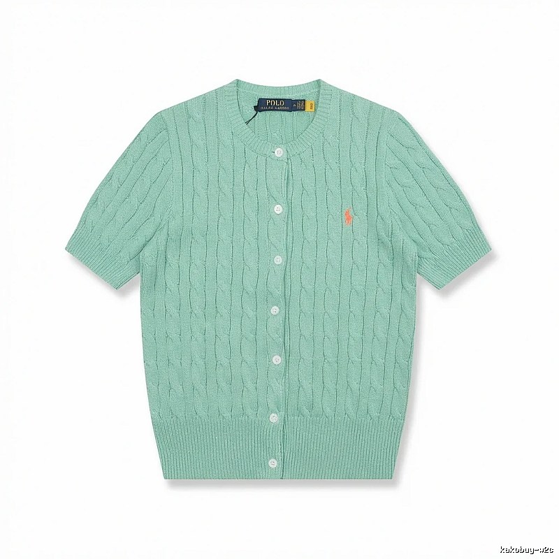 Ralph Lauren Polo light green knitted cardigan