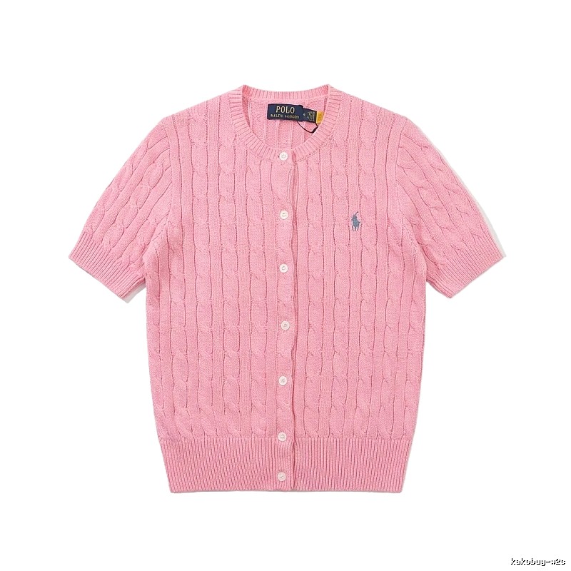 Ralph Lauren Polo pink knitted cardigan