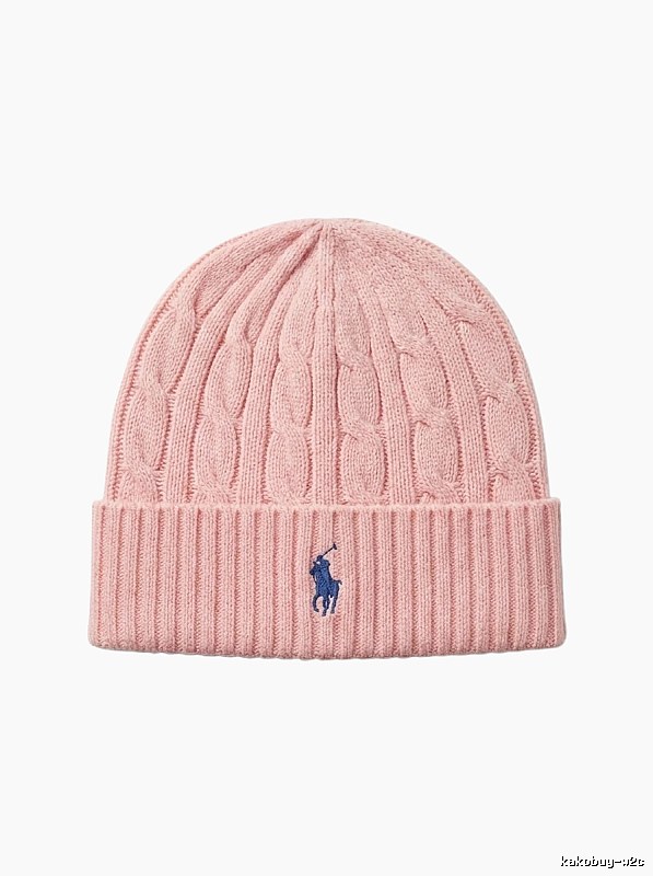 Ralph Lauren Polo Pink Knitted Hat