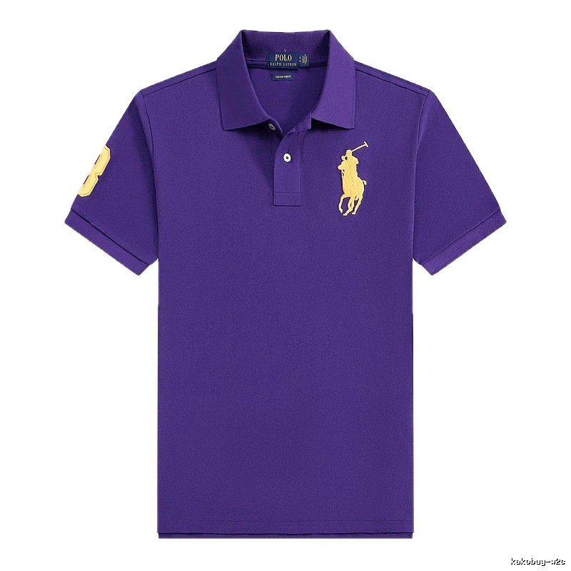 Ralph Lauren Polo Purple Classic Style Short-Sleeve