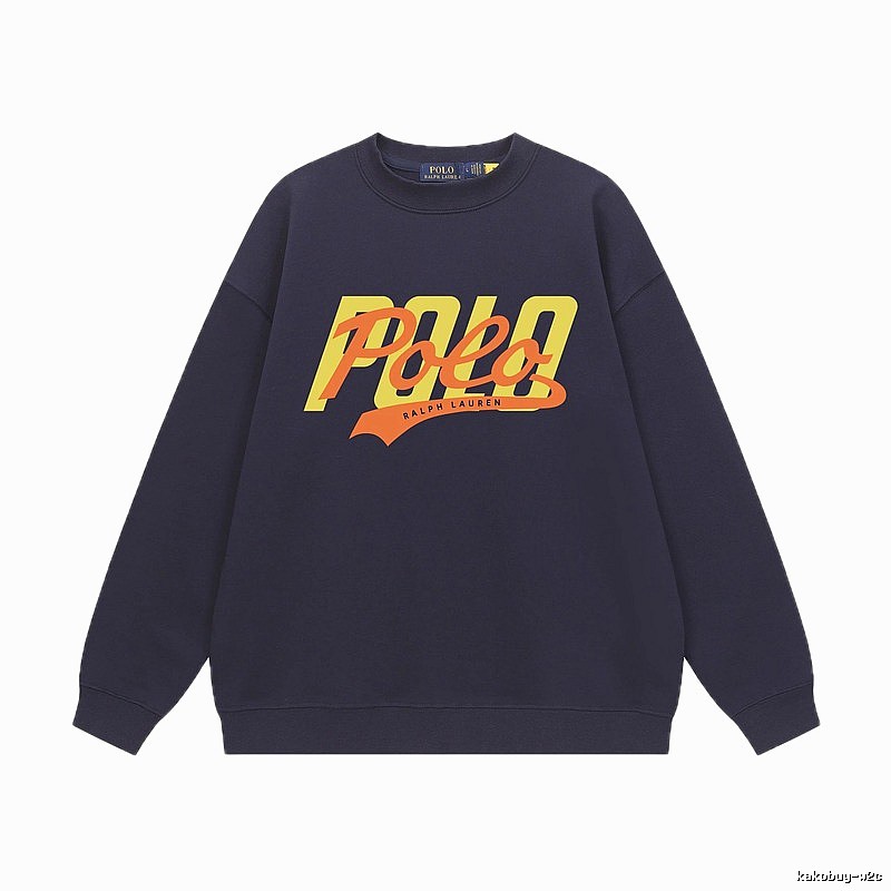 Ralph Lauren Polo Series Fashion Navy Blue Sweatshirt