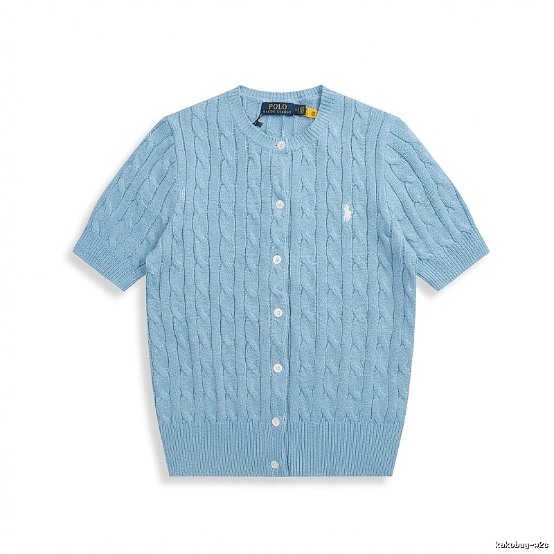 Ralph Lauren Polo Series Light Blue Knitted Cardigan
