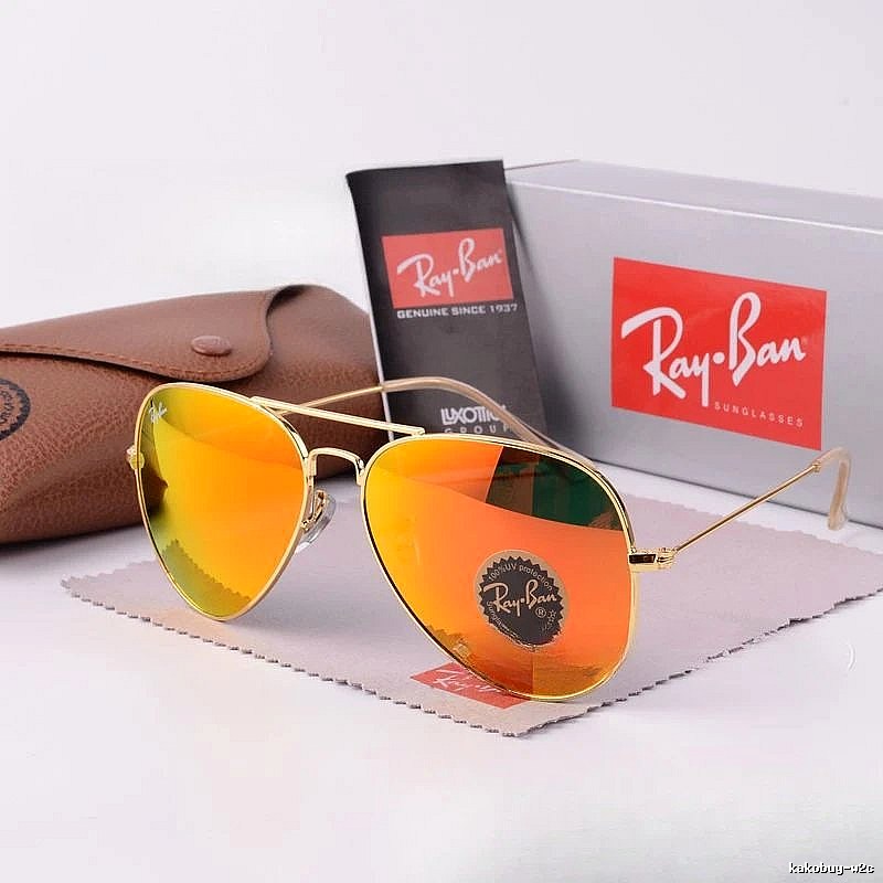 Ray-Ban Streetwear Aviator sunglasses Gold Tone Sunglasses with Logo Accent