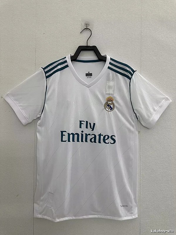 Real Madrid Daily Retro Teka soccer jersey White Retro Football with Visual Detail