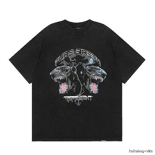 Represent Black Style 812 Owners Club T-Shirt Visual Accent Logo