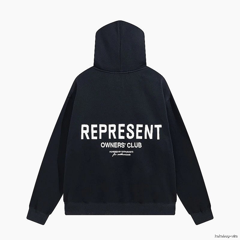 Represent Classic Owners Club hoodie Navy Large Represent for Daily Styling