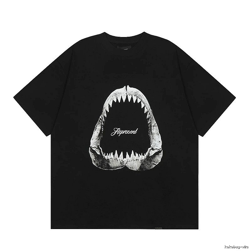 Represent Shark Jaw High Street Black Short Sleeve T-Shirt