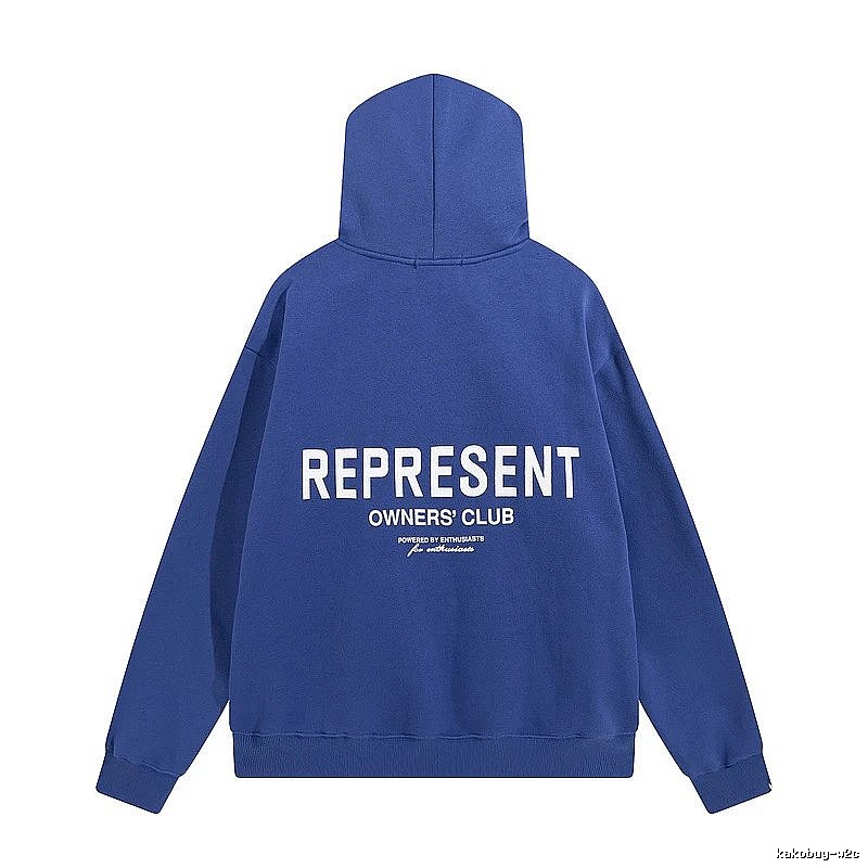 Represent Travel Owners Club hoodie Navy Large Represent with Modern Look