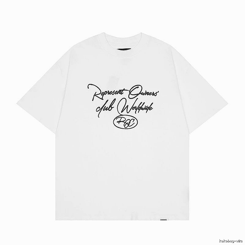 Represent White Style 805 Owners Club T-Shirt Clean Colorway Logo