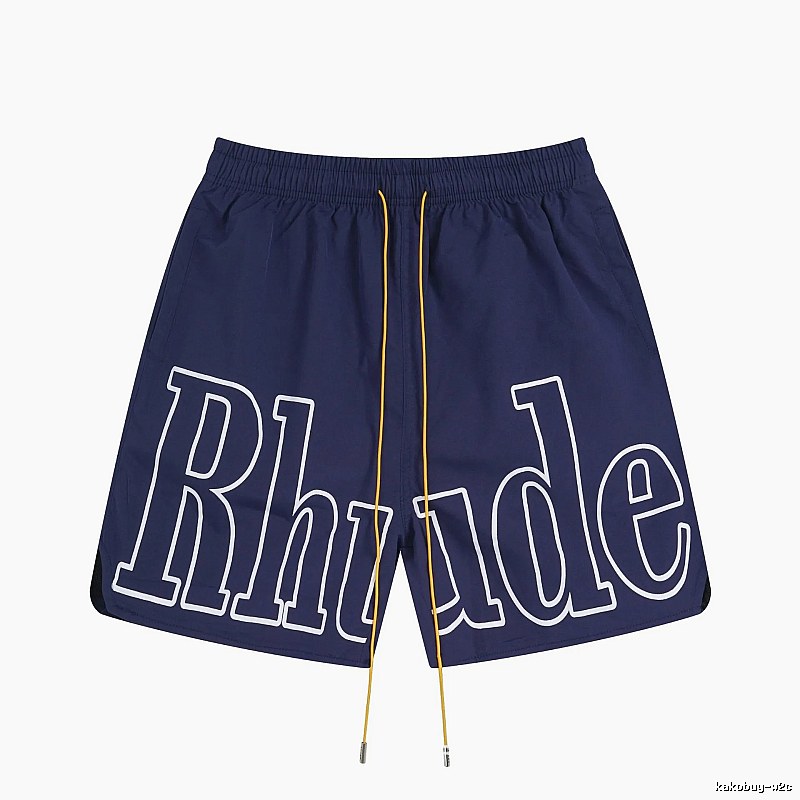 RHUDE Alphabet Wind Dark Blue Shorts