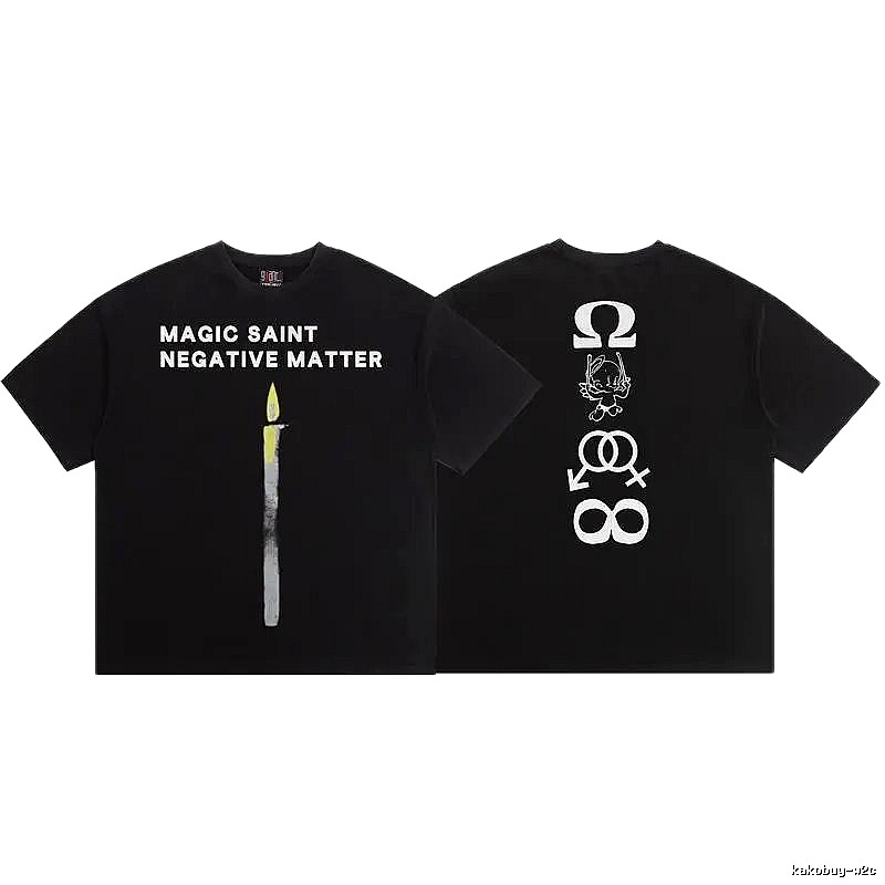 SAINT Magic Collection Street Style Black T-Shirt