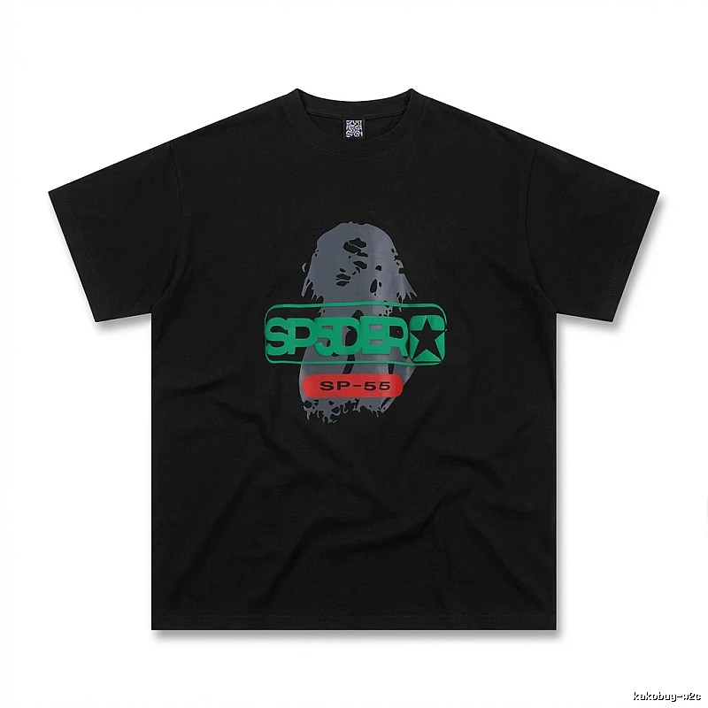 Sp5der Dark Cool Trend Short Sleeve