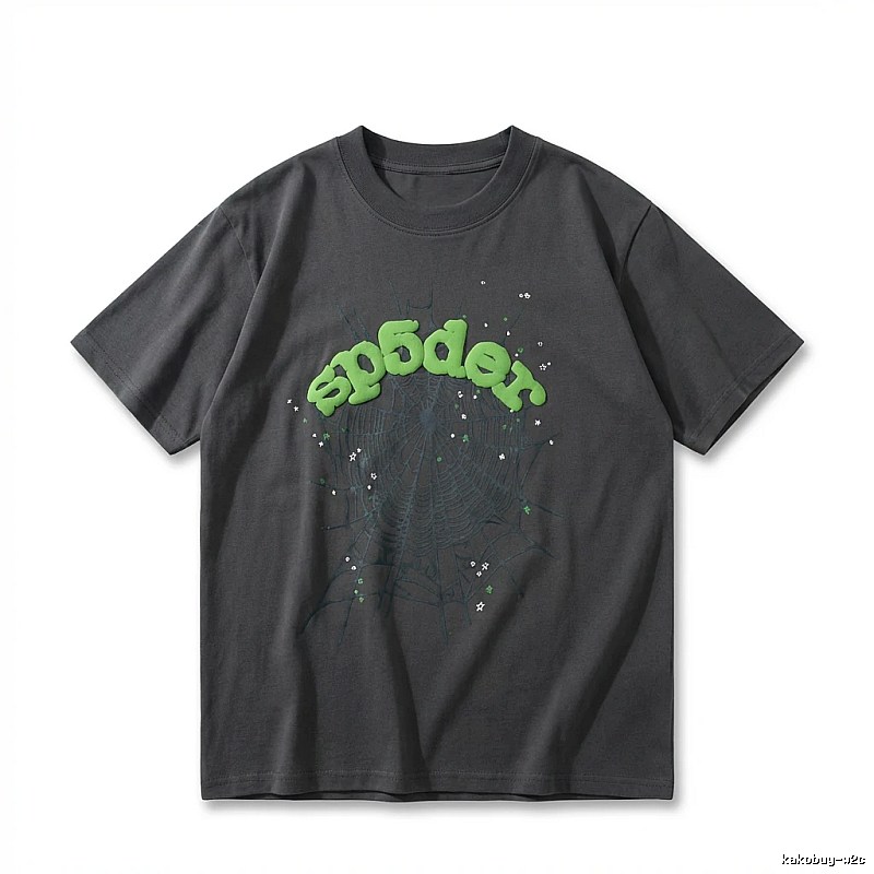 Sp5der Dark Style Black T-shirt