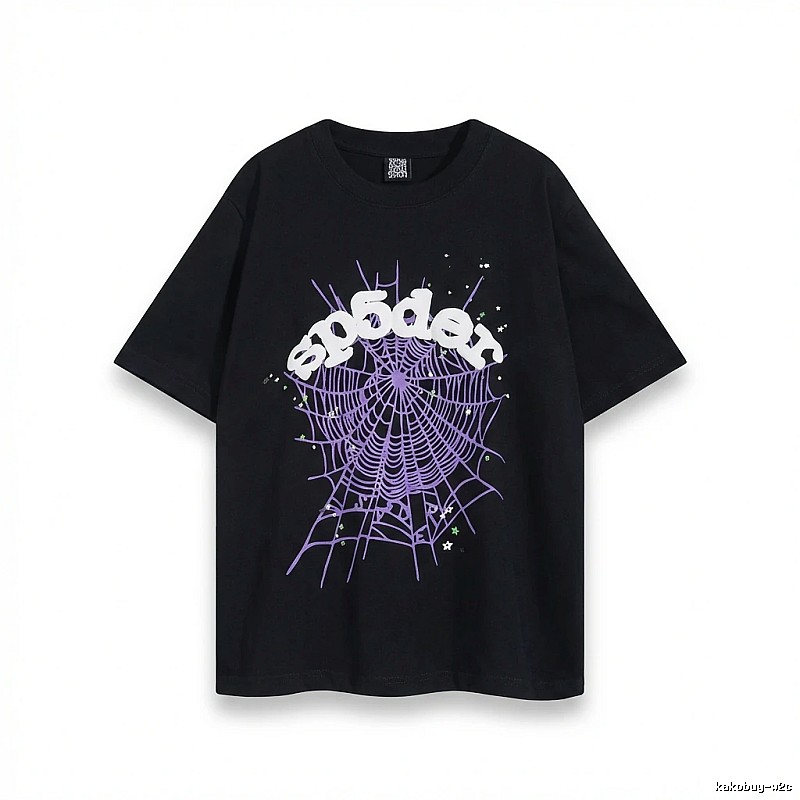 Sp5der Spider Web Dark Style T-shirt