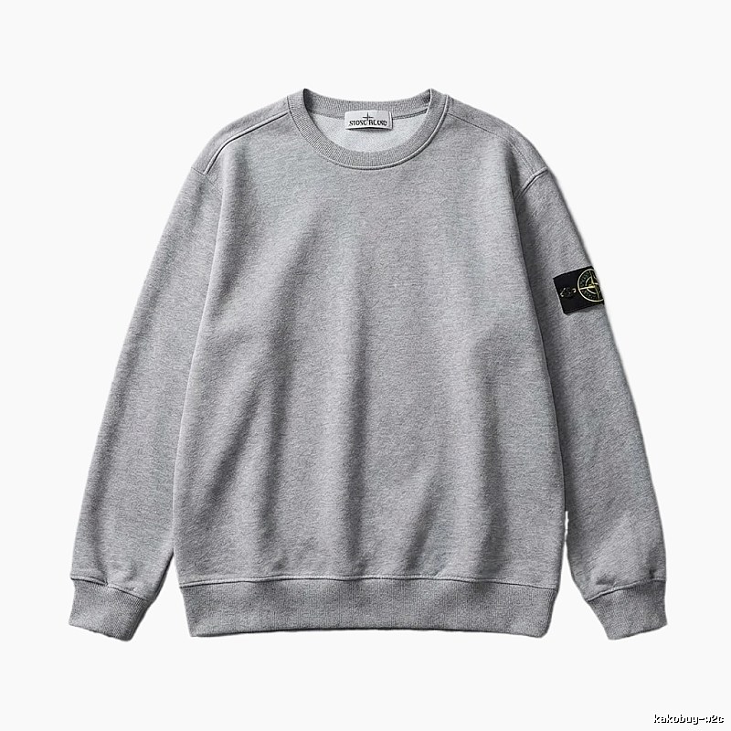 Stone Island basic grey sweatshirt
