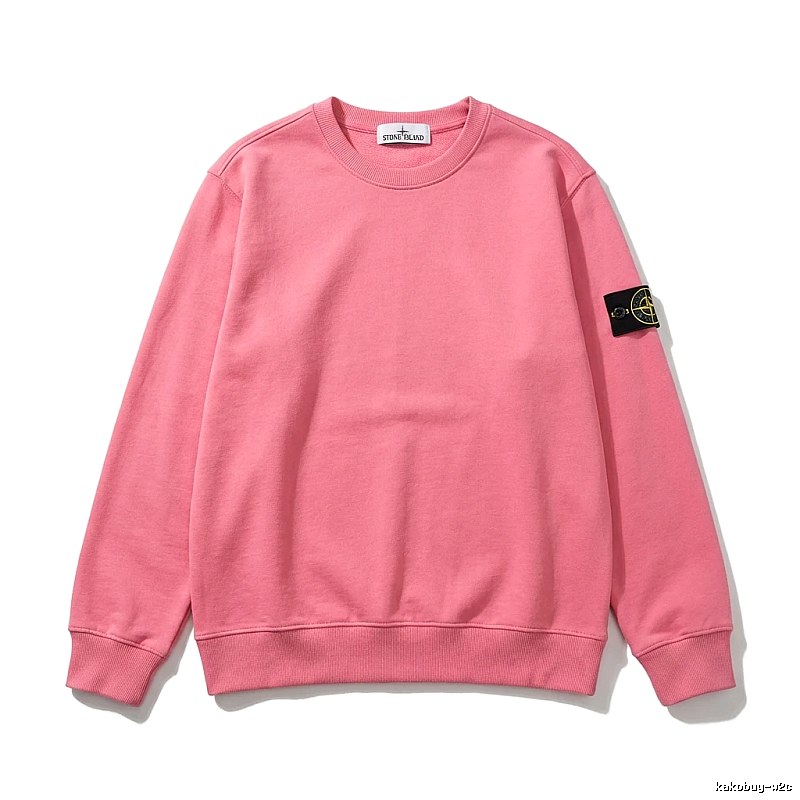 Stone Island basic pink sweatshirt