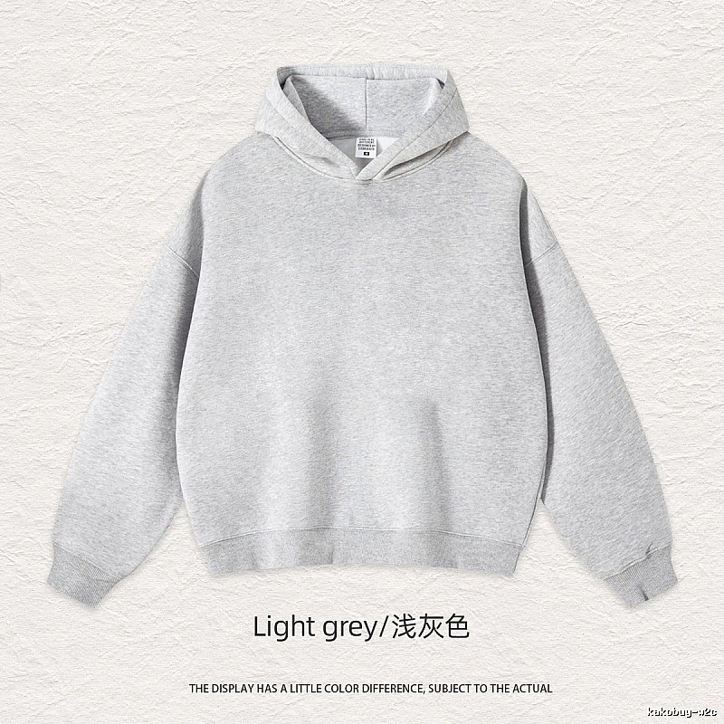 Streetwear Blank pullover hoodie Black Minimal A with Logo Accent