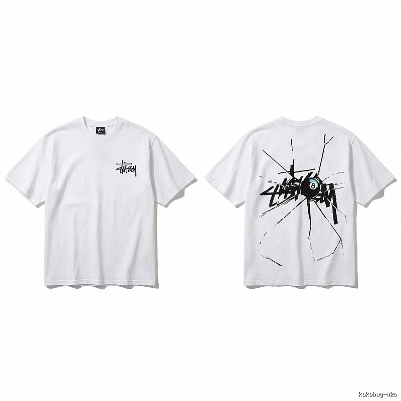 Stussy 8 Ball Style White T-shirt