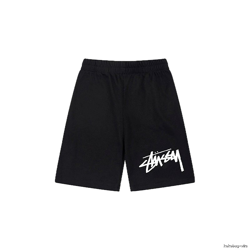 Stussy basic black shorts