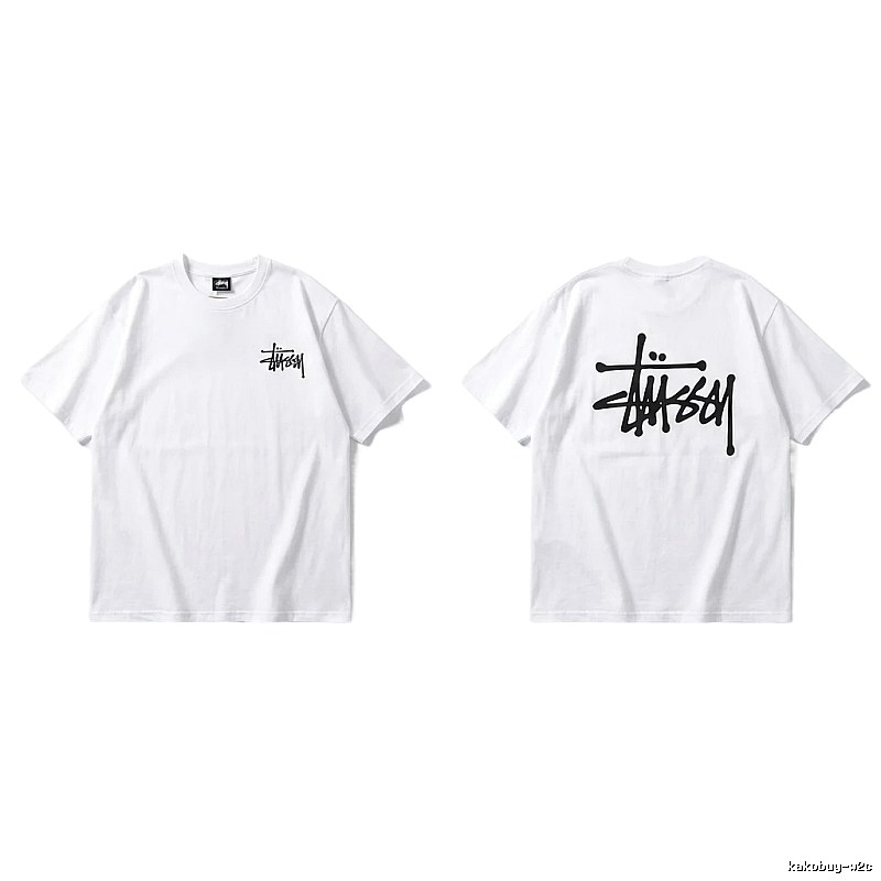 Stussy basic simple white T-shirt