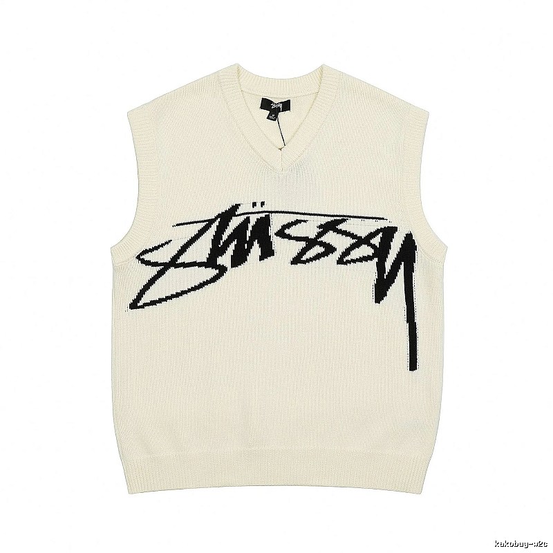 Stussy Beige Swirl Graphic SweatShirt Resort Wear