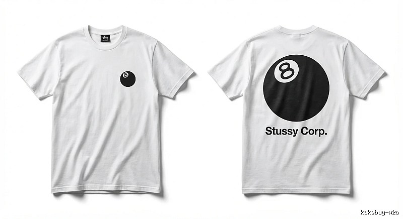Stussy Billiards Series White T-shirt